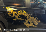Dragon/Serpent Car/Wall Vinyl Decal | USAVinyls
