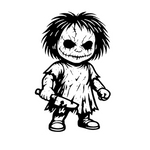 Eyeless Walking Dead–Inspired Car/Wall Decal | USAVinyls