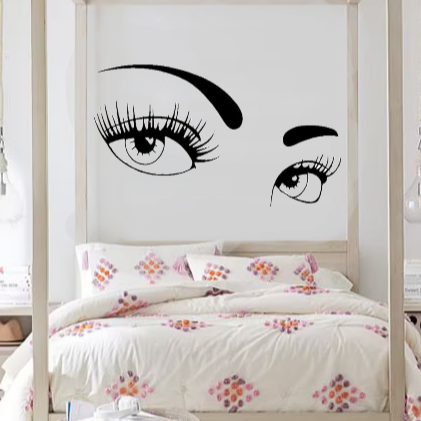 Glam Eyes / Sexy Eyes Car/Wall Vinyl Decal | USAVinyls