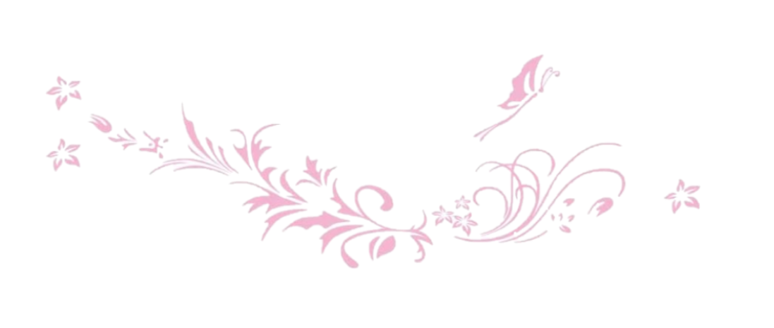 Butterfly Swirls Flowers Auto Graphic