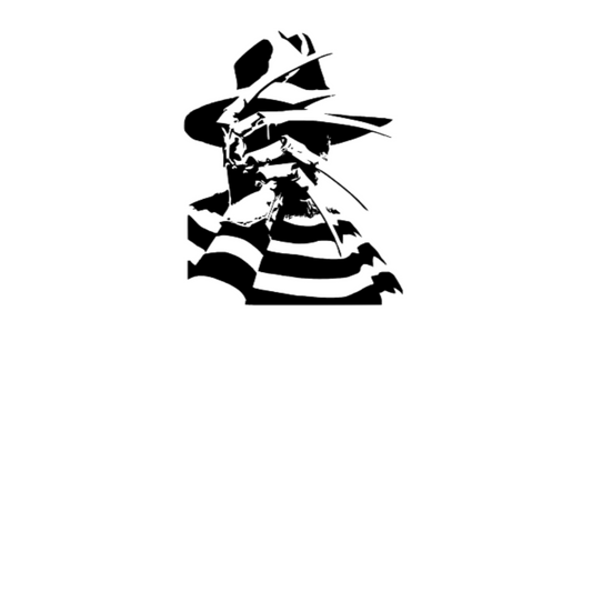 Freddy Krueger Decal, Freddy Krueger Hood Sticker (Copy)