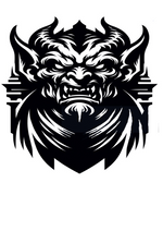 Gargoyle-Oni Car/Wall Vinyl Decal – Evil Gargoyle | USAVinyls