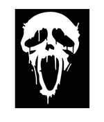 Scream‑Inspired Ghostface  Car/Wall Decal | USAVinyls