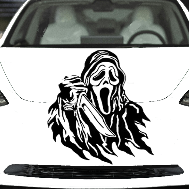 Ghostface  Sticker,  Horror Sticker
