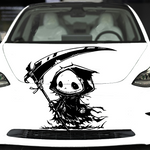 Grim Reaper Car/Wall Vinyl Decal – Skull | USAVinyls