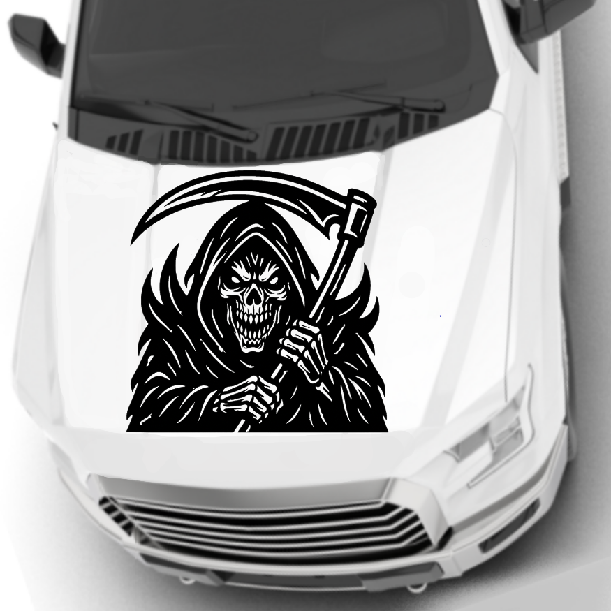 Grim Reaper Vinyl Decal