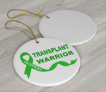 Transplant Warrior Ceramic Ornament | USAVinyls