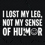 I Lost My Leg Car Decal – Disabled Awareness | USAVinyls
