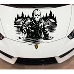 Jason‑Inspired “Crystal Lake” Car/Wall Vinyl Decal | USAVinyls