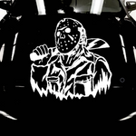 Jason‑Inspired Hockey Mask Car/Wall Decal | USAVinyls