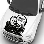 Jason‑Inspired Tombstone Car/Wall Decal | USAVinyls