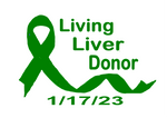 Living Liver Donor Car Window Vinyl Decal | USAVinyls