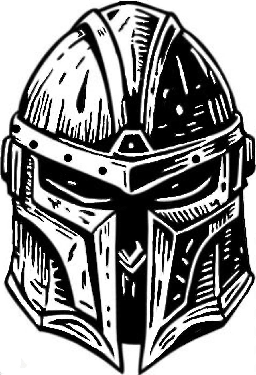 Mandalorian Head –Inspired  Warrior Car/Wall Vinyl Decal | USAVinyls