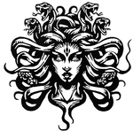 Medusa Car Vinyl Decal | Medusa Wall Art | USAVinyls