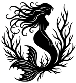 Mermaid Car/Wall Vinyl Decal - USAVinyls