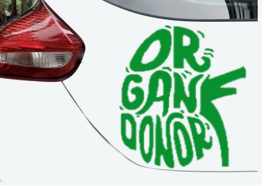 Organ Donor Decal/Sticker