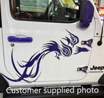 Phoenix Car Decal – Mythical Firebird Design | USAVinyls