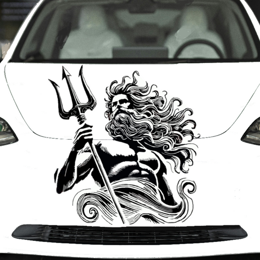 Poseidon Decal, Poseidon Sticker,