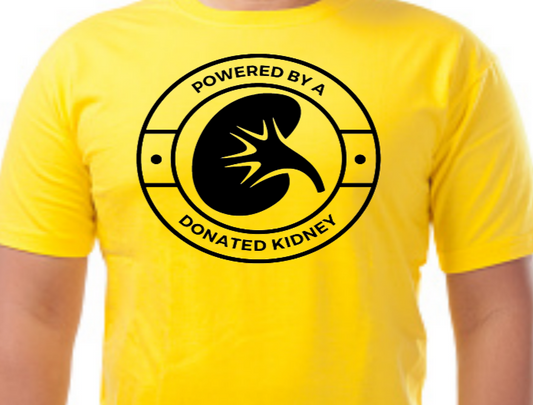 Powered by a Donated Kidney T-shirt