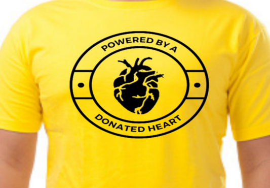 Powered by a Donated Heart T-shirt