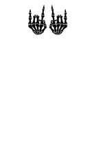 Skeleton Hand Car Decals (Pair, 2 Styles) | USAVinyls