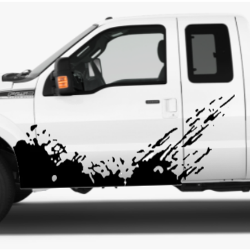 Splash Decal, Mudding Sticker