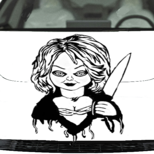 Tiffany Decal,  Tiffany Sticker,  Horror Sticker