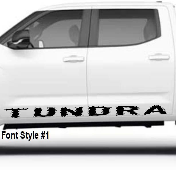 White Toyota Tundra truck on a white background