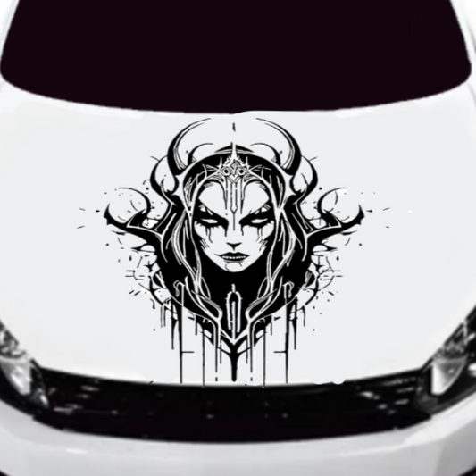 Evil Witch Decal, Witch Auto Graphic