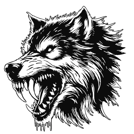 Wolf Decal, Wolf Sticker