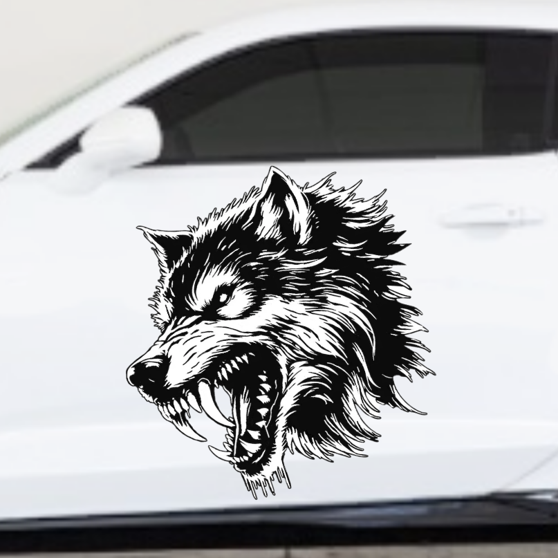 Wolf Decal, Wolf Sticker