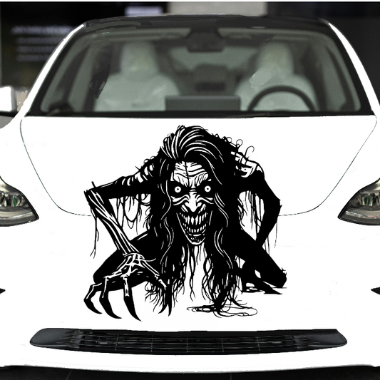 Zombie Auto Graphic, Zombie Wall Art, Banshee