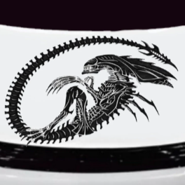 Alien Auto Accent Decal, Xenomorph