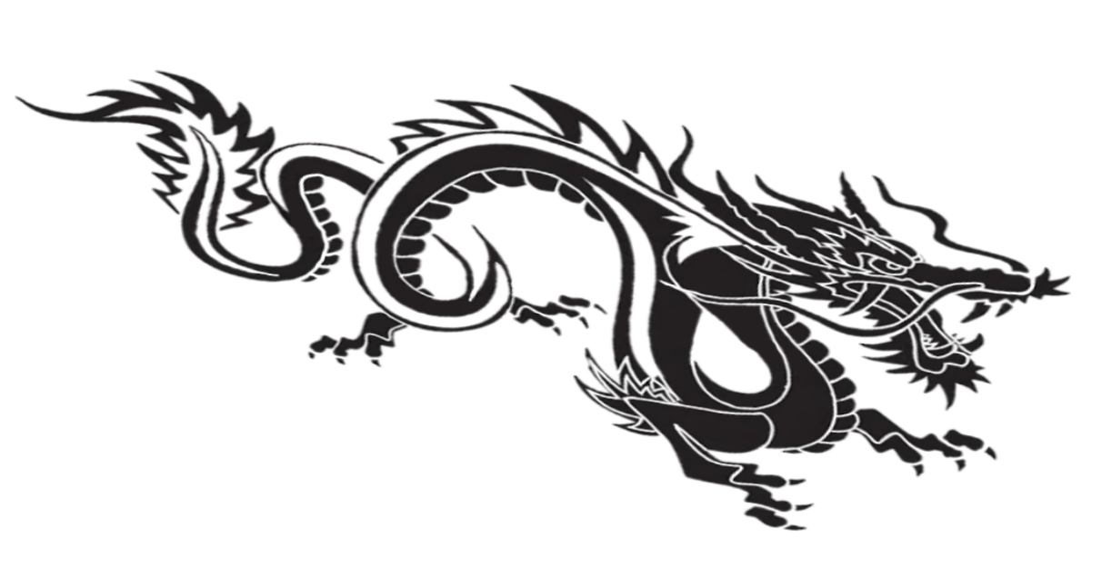 Dragon Auto Accent Decal Large