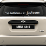 IGAF decal on car