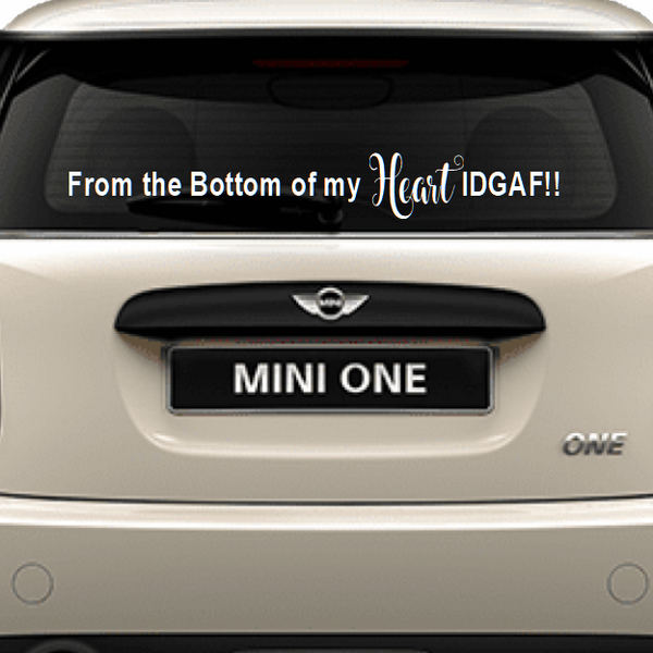 IGAF decal on car