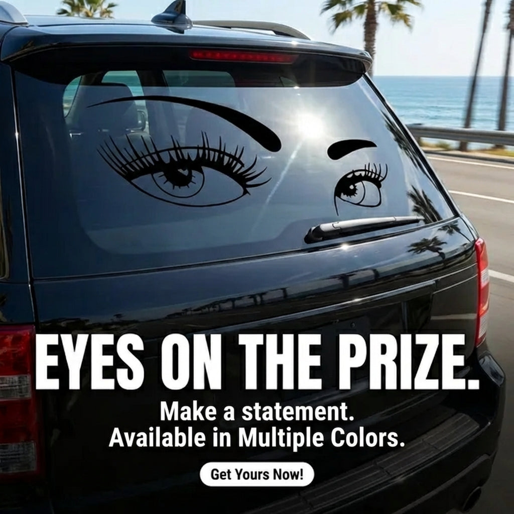 Glam Eyes, Sexy Eyes Decal