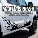 Splash/Mudding Side/Hood Car Decal | USAVinyls