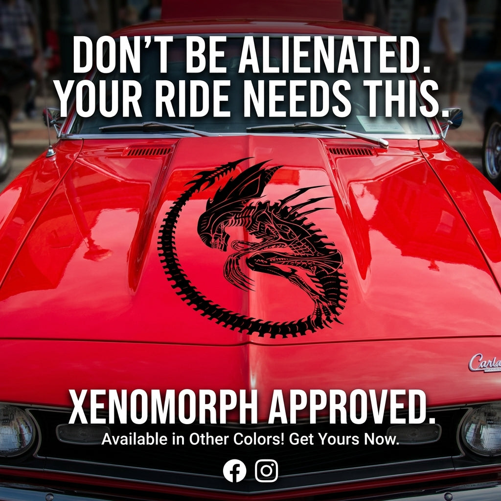 Alien Car Decal – Xenomorph‑Inspired | USAVinyls