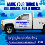 Company Name Truck Door Lettering — 2 Pack | USAVinyls