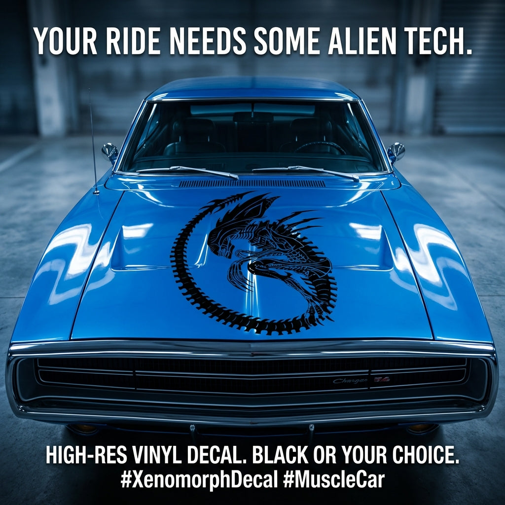 Alien Car Decal – Xenomorph‑Inspired | USAVinyls