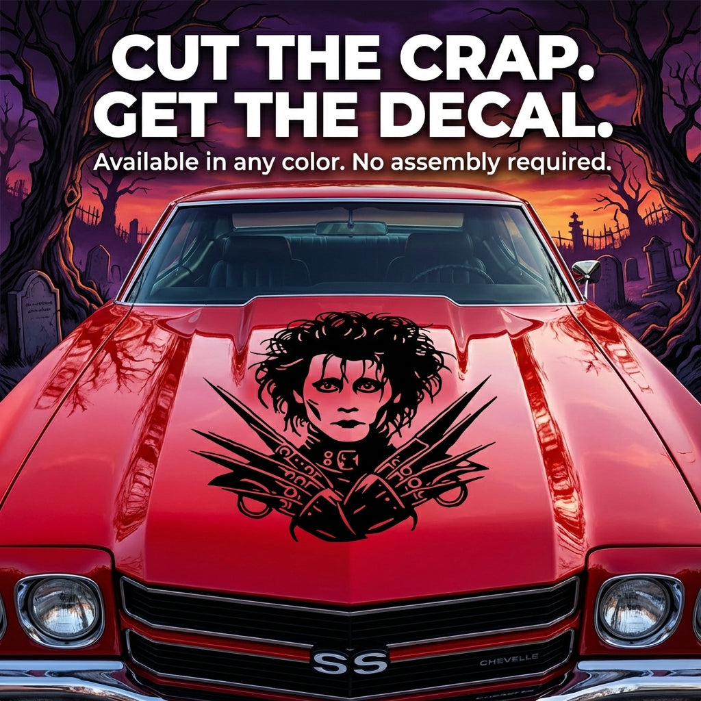 Edward Scissorhands–Inspired Car/Wall Vinyl Decal | USAVinyls