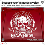 Heavy‑Metal Skull/Grim Reaper Car/Wall Decal | USAVinyls