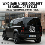 I Lost an Arm Car Decal – Disabled Awareness | USAVinyls