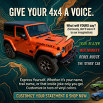 Hood Decal, Hood Sticker, Off Road Decal for Hood, Decal for vehicles like a Jeep, Hood Graphic, Auto Body Decal, Auto Body Sticker