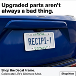 Organ donation ‘Transplant Recipient’ plate frame mounted on car, matte finish, standard 12×6 fit