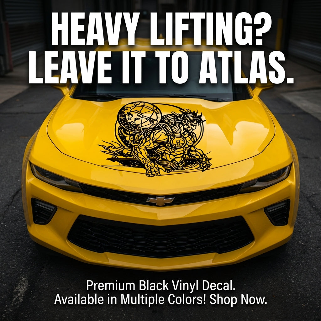 Atlas Greek Titan Car/Wall Decal | USAVinyls