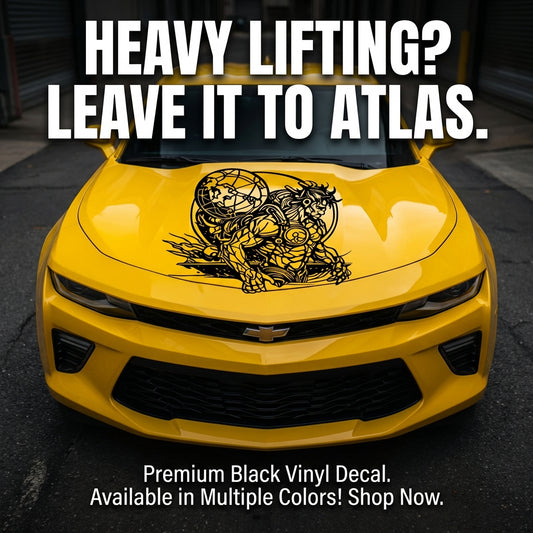 Atlas Greek Titan Car/Wall Decal | USAVinyls
