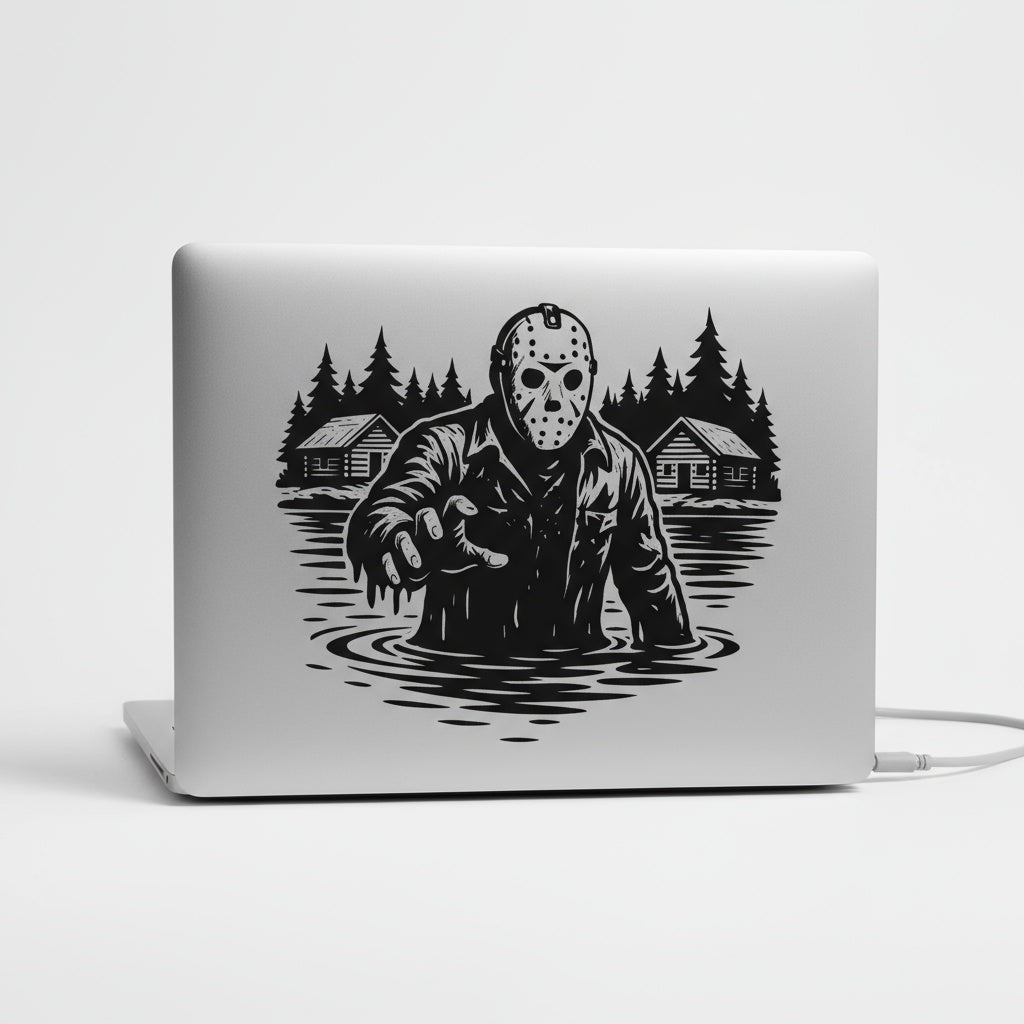 Jason Voorhees Vinyl Decal "Crystal Lake"