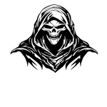 Skull/Grim Reaper Car/Wall Vinyl Decal | USAVinyls